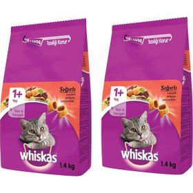 Whiskas Sığır Etli 2x1,4 kg Yetişkin Kedi Maması