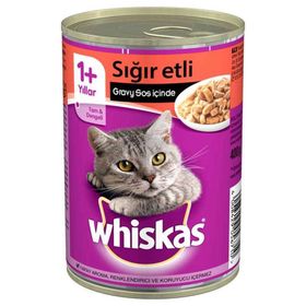 Whiskas Sığır Etli 400 gr Yetişkin Kedi Konservesi