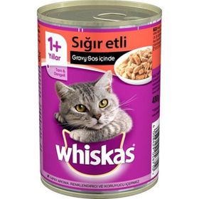 Whiskas Sığır Etli 4x400 gr Yaş Kedi Maması