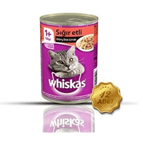 Whiskas Sığır Etli ve Biftekli 400 gr Konserve Kedi Maması