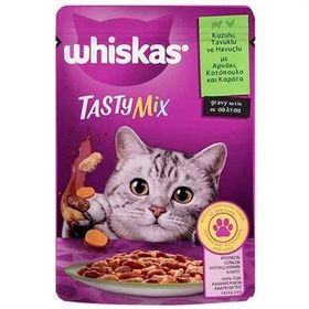 Whiskas Tasty Mix 85 gr Kuzu Havuç Kedi Pouch