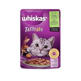 Whiskas Tasty Mix Kuzulu Tavuklu ve Havuçlu Poşet 85 gr Yaş Mama