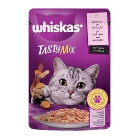 Whiskas Tasty Mix Somonlu ve Havuçlu 85 gr Yaş Kedi Maması