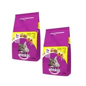 Whiskas Tavuk Etli ve Sebzeli 2x1.4 kg Kedi Maması
