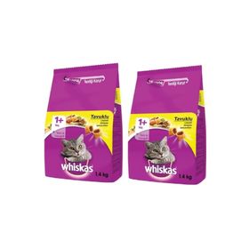 Whiskas Tavuklu 2x1,4 kg Yetişkin Kuru Kedi Maması