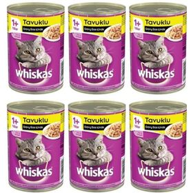 Whiskas Tavuklu 400 gr 6 Adet Kedi Konservesi