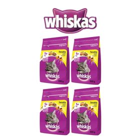 Whiskas Tavuklu Sebzeli Kuru 4x300 GR Kedi Maması
