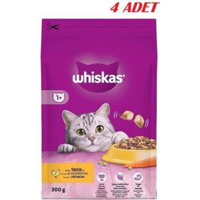 Whiskas Tavuklu Sebzeli Kuru 4x300 GR Kedi Maması