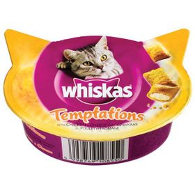 Whiskas Temptations Tavuklu ve Peynirli 60 gr Yetişkin Kedi Ödülü