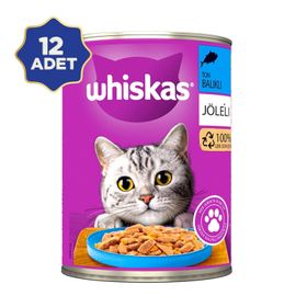 Whiskas Ton Balıklı Yetişkin Pouch 12x400 gr Konserve-Yaş Kedi Maması
