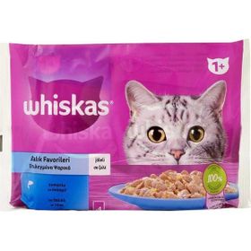 Whiskas Ton Balıklı Yetişkin Pouch 4x85 gr Kedi Konservesi