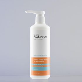 White Diamond Moroccan Onarıcı Canlandırıcı Parlaklık Kazandıran 500 ml Saç Bakım Kremi