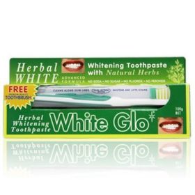White Glo Herbal White Beyazlatıcı 100 ml Bitkisel Diş Macunu