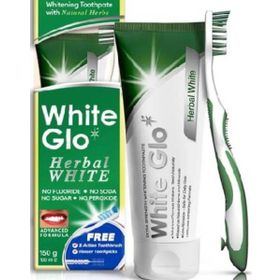 White Glo Herbal White Beyazlatıcı 100 ml Bitkisel Diş Macunu