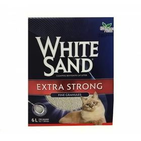 White Sand 6 lt Extra Strong Bentonit Topaklanan Kedi Kumu