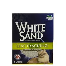 White Sand Less Tracking Extra Large Granül 6 lt Kedi Kumu