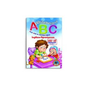 Whiteboard Abc First Step İn Learning English - Yaz-Sil Bitmeyen Yazı Defteri - Kolektif - Karatay Yayınları