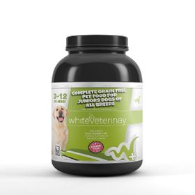 WhiteVeterinay 1,5 kg Somonlu ve Karidesli Tahılsız Yavru Tüm Irklar İçin Köpek Maması