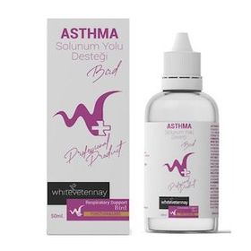 WhiteVeterinay Asthma 50 ml Kuşlar için Solunum Yolu Desteği