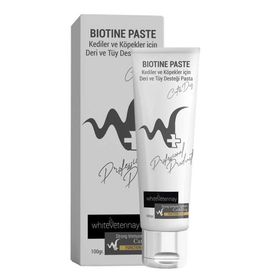 WhiteVeterinay Biotine Paste 100 gr Kedi ve Köpekler İçin Deri ve Tüy Desteği