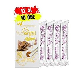 WhiteVeterinay Cat Cream Chicken Snack Paste Tavuklu 12'li 4 x 15 gr Sıvı Kedi Ödül Maması