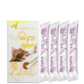 WhiteVeterinay Cat Cream Chicken Snack Paste Tavuklu 12'li 4 x 15 gr Sıvı Kedi Ödül Maması