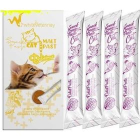 WhiteVeterinay Cat Cream Chicken Snack Paste Tavuklu 12'li 4 x 15 gr Sıvı Kedi Ödül Maması