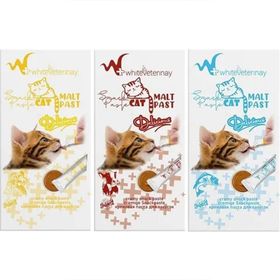 WhiteVeterinay Creamy Karma 4x15 gr 3 Adet Sıvı Kedi Ödül Maması