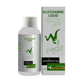 WhiteVeterinay Glucosamine Liquid Cat&Dog 100 ml Kedi ve Köpekler için Eklem ve Kas Desteği