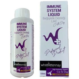 WhiteVeterinay Immune System Liquid Cat&Dog 100 ml Kedi ve Köpekler için Bağışıklık Desteği