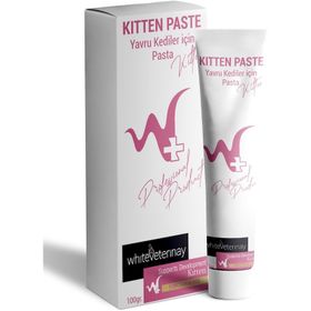 WhiteVeterinay Kitten Paste 100 gr Yavru ve Anne Kedi Macunu