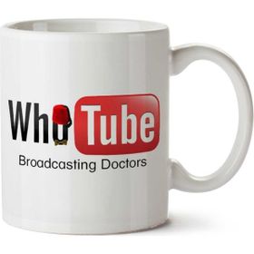 Who Tube Broadcasting Doctors Baskılı Kupa