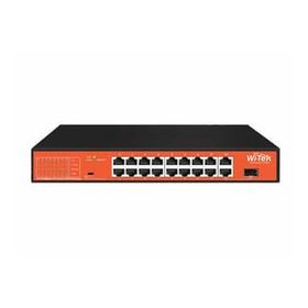 Wi Tek WI-PS518GH 16 Port 10-100 Mbps 1 Port SFP 150 W Full PoE Switch