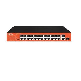 Wi Tek WI-PS526GH 24 Port 10-100 Mbps 1 Port SFP 150W Full PoE Switch