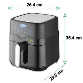 Wiami Airfryer 4.5 lt Siyah Yağsız Hava Fritözü