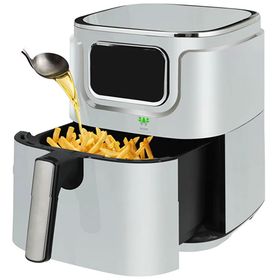 Wiami Airfryer 5 lt Yağsız Beyaz Hava Fritözü