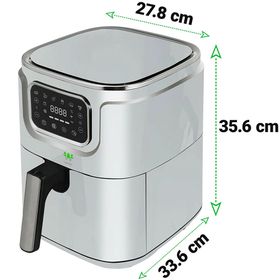 Wiami Airfryer 5 lt Yağsız Beyaz Hava Fritözü