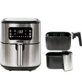 Wiami Airfryer 6.5 lt Yağsız Metalik Hava Fritözü