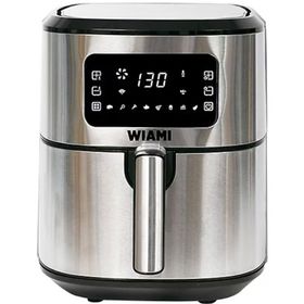Wiami Airfryer 6.5 lt Yağsız Metalik Hava Fritözü