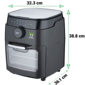 Wiami RA-011W Siyah 12 lt Airfryer