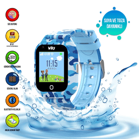 Wiky Watch 4S Kamuflaj Çocuk Akıllı Saat