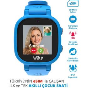 Wiky Watch 5E Mavi Çocuk Akıllı Saat