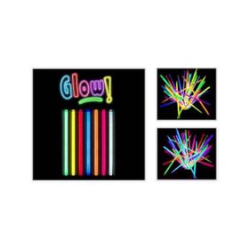 Wildlebend 100 Adet 20 cm Glow Stick Kırılan Fosforlu Çubuk