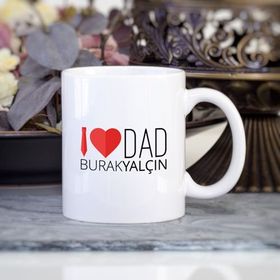Wildlebend I Love Dad İsimli Kupa Bardak