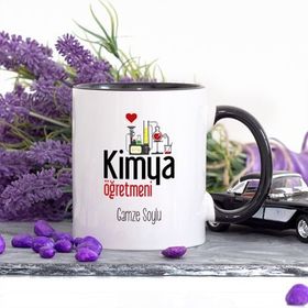 Wildlebend Kimya Öğretmeni Kalpli Lacivert Kupa Bardak