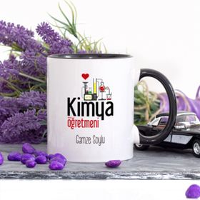 Wildlebend Kimya Öğretmeni Kalpli Lacivert Kupa Bardak