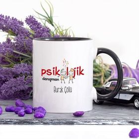 Wildlebend Kırmızı Tasarımlı Psikolojik Danışman Lacivert Kupa Bardak