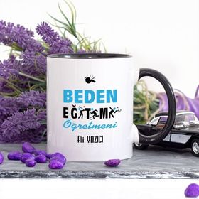 Wildlebend Lacivert Renkli Beden Eğitimi Öğretmeni Kupa Bardak