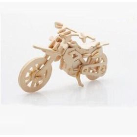 Wildlebend Motosiklet 3D Ahşap Puzzle