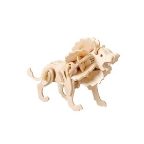 Wildlebend Motosiklet 3D Ahşap Puzzle